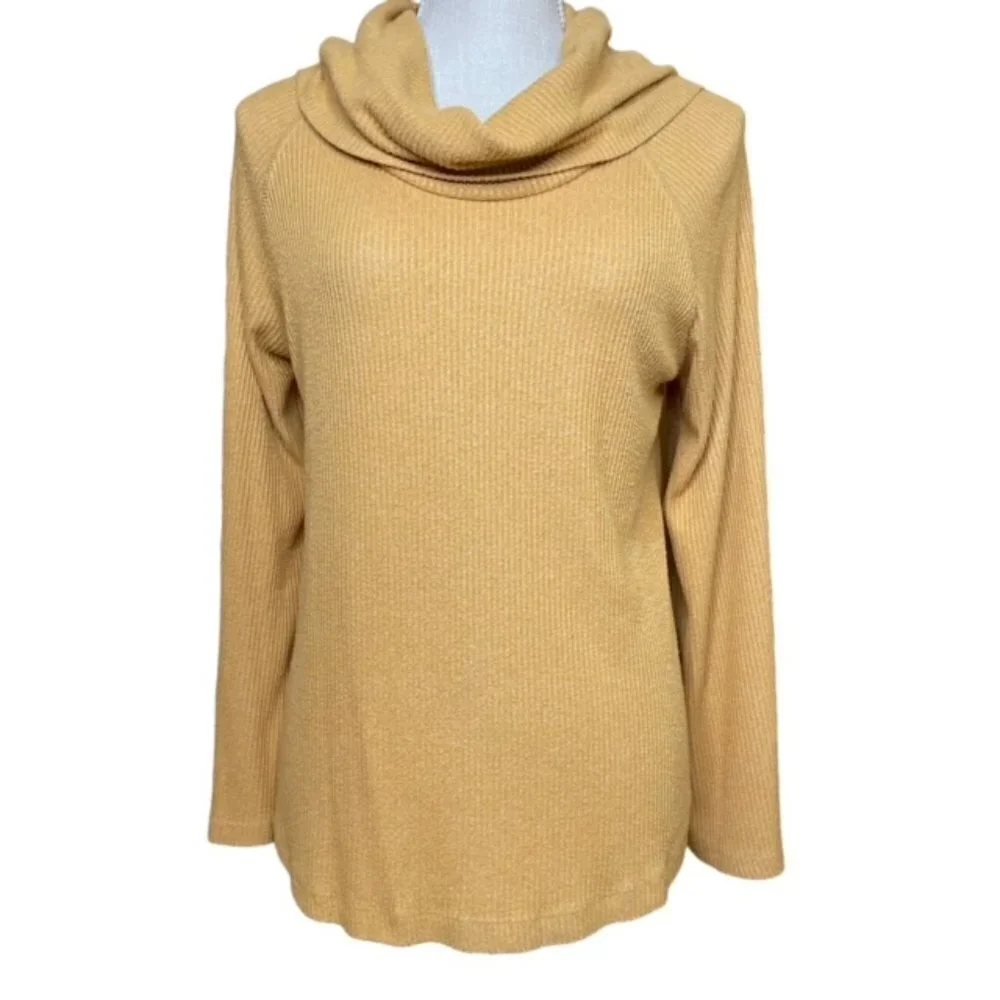 ANTHROPOLOGIE MAEVE Ribbed Cowl Neck Sweater - Size Medium